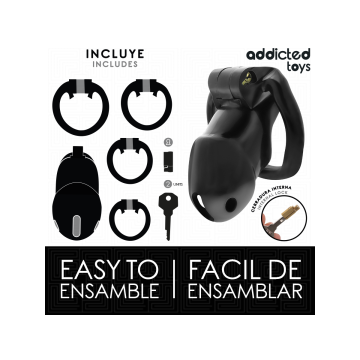 Addicted Toys Locked - Mindnight Cell Penis Cage Grösse M | Vybes.it