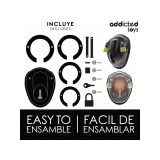 Addicted Toys Locked - Keyless Restraint Jaula Para Pene 11,5 Cm |