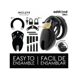 Addicted Toys Locked - Obsidian Hold Jaula Para Pene Talla S |