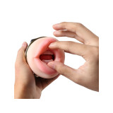 SHEQU - KAY MASTURBADOR DOBLE CON VIBRACIÓN DUAL BOCA Y VAGINA
