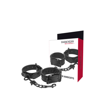 DARKNESS - BREITE, DÜNNE TEXTURIERTE HANDSCHELLEN - DARKNESS BONDAGE…