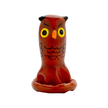 CONDOMERIE - PRÉSERVATIFS FANTAISIE PEINTS À LA MAIN HIBOU - Préserva…
