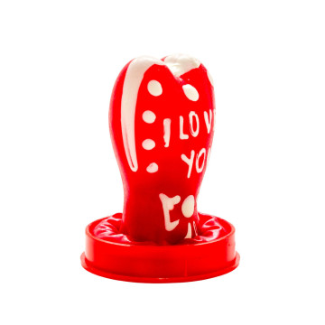 CONDOMERIE - HANDBEMALTE NEUHEITSKONDOME HERZ - ICH LIEBE DICH MODELL…