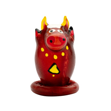 CONDOMERIE - HANDPAINTED NOVELTY CONDOMS BULL MODEL 1 - Funny Condoms