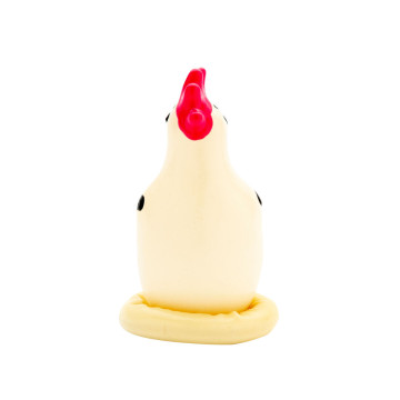 CONDOMERIE - PRESERVATIVI NOVITÀ DIPINTI A MANO COCKY ROOSTER - Prese…