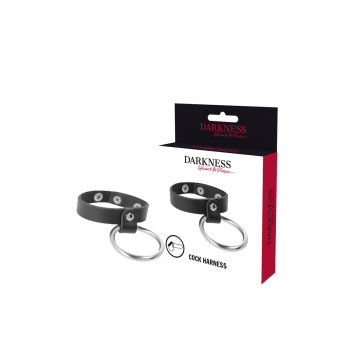 DARKNESS - ANELLO IN METALLO PER PENE E TESTICOLI - DARKNESS BONDAGE…