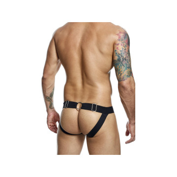 MOB - DNGEON JOCKSTRAP NERO CON CATENA TAGLIA UNICA - Sospensori