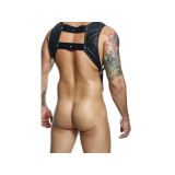 MOB - DNGEON SCHWARZES HARNESS MIT OBEREM COCKRING, EINE GRÖSSE - Her…