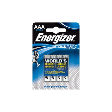 ENERGIZER - ULTIMATE LITIO AAA L92 LR03 1,5V *4 - Batterie