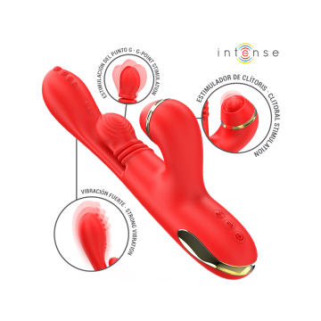 Intense - Stimulateur De Clitoris Multifonction Katy 4 Têtes