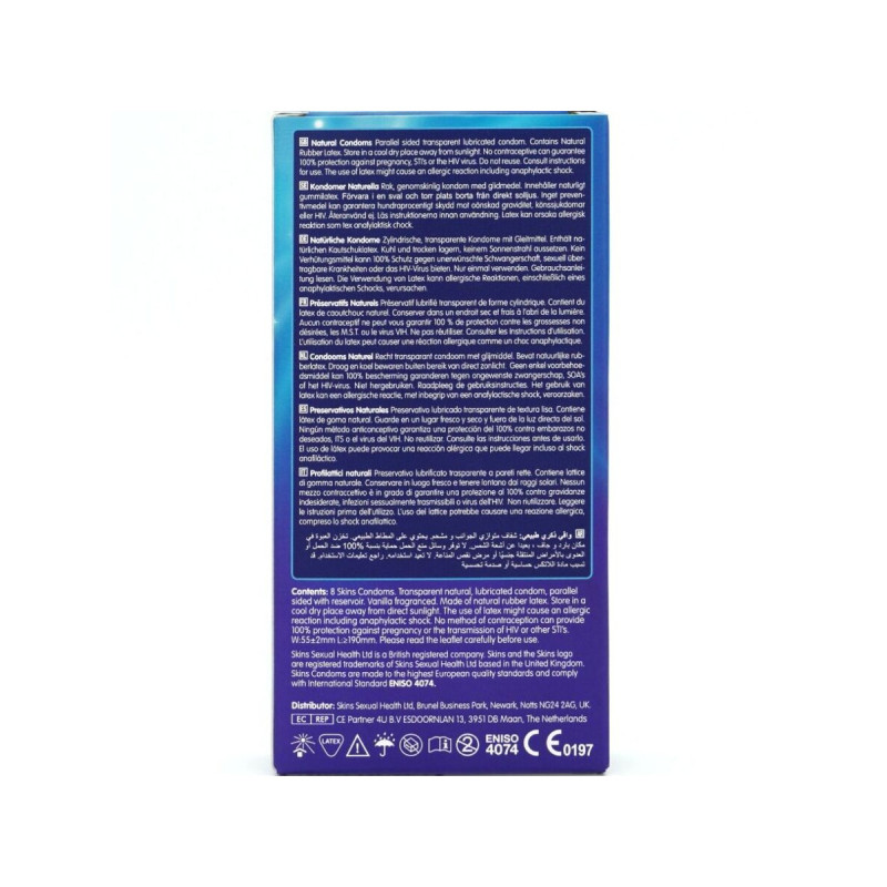 SKINS - NATURAL PREMIUM CONDOMS PACK 8 - Natural Range | Vybes.it