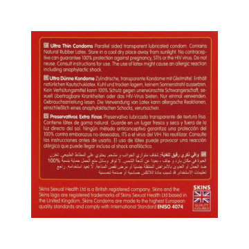 SKINS - ULTRADÜNNE PREMIUM-KONDOME PACKUNG 4 - Empfindlich