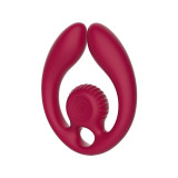Snail Vibe - Gizi Dúo Estimulador De Parejas Control Remoto Burdeos