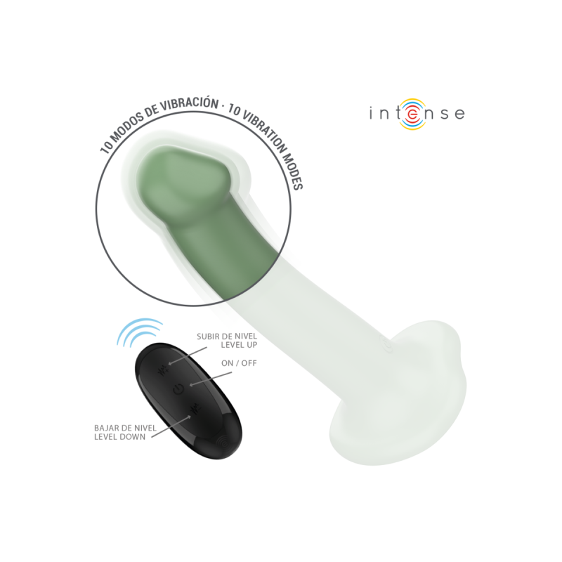 Intense - Becca Vibrateur Avec Ventouse 10 Vibrations Télécommande