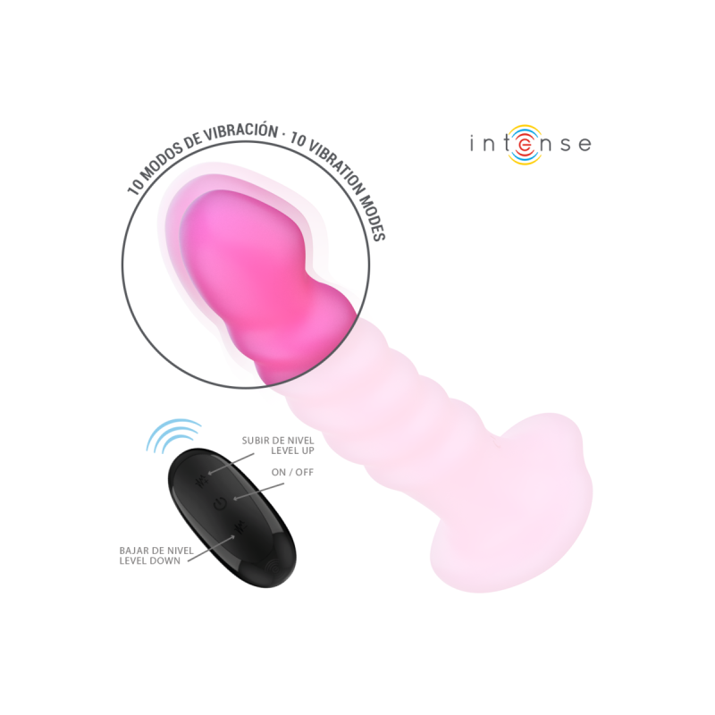 Intense - Cindy Vibrador Talla L Diseño En Espiral 10 Vibraciones