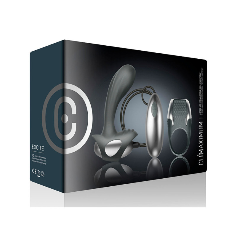 Climaximum - Excite Kit Cock Ring + Draht - Prostatamassagegerät |