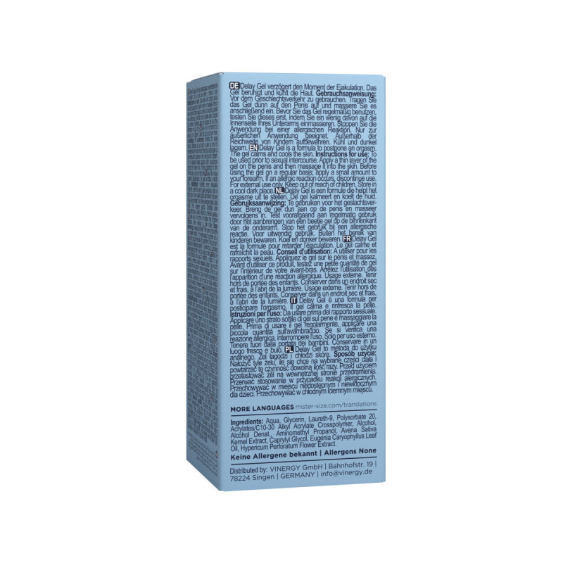 MISTER SIZE - GEL RETARDATEUR 50 ML - Retardants | Vybes.it