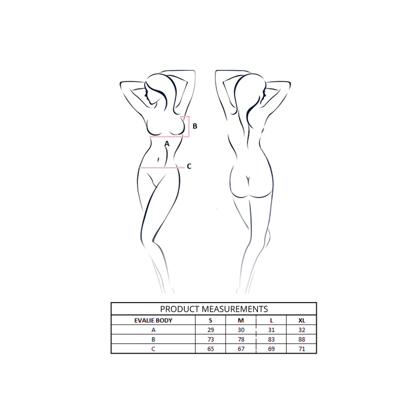 Passion - Evalie Body Rojo L/Xl | Vybes.it