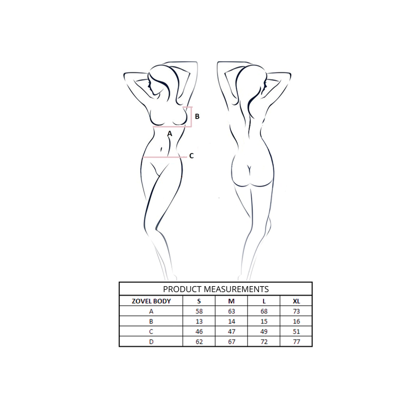 Passion - Zovel Body Gris Claro S/M | Vybes.it