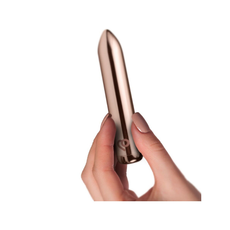 Rocks - Off - Balle Vibrante Rechargeable Rose Dorée | Vybes.it