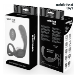 ADDICTED TOYS - ANELLO PER IL PENE PROSTATICO DOPPIO CON TELECOMANDO