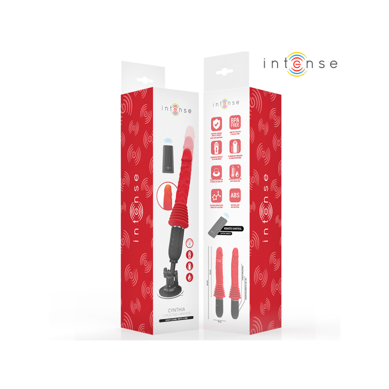 Intense - Cynthia Vibrador Thrusting Control Remoto Con Calor |