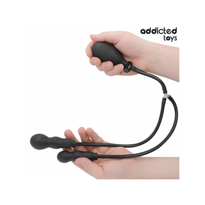ADDICTED TOYS - INFLATABLE DOUBLE BUTT PLUG MODEL 1 - Inflatable Anal