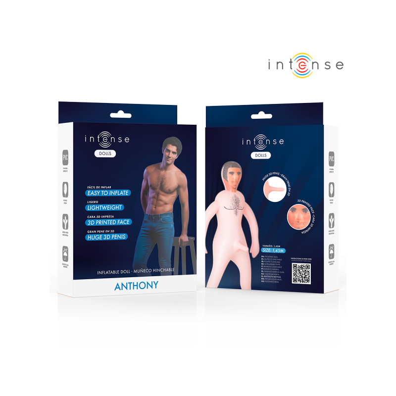 Intense Dolls - Anthony Muñeco Hinchable Pene 3D | Vybes.it
