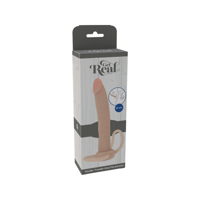 Get Real - Pénétrateur Anal En Silicone Double Trouble 16 Cm |