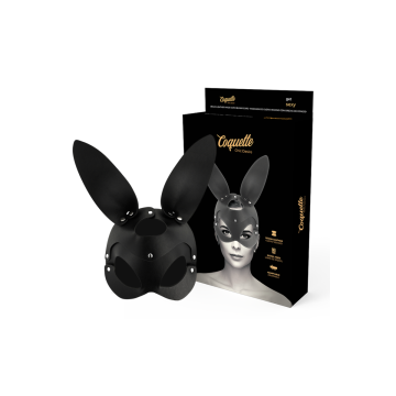 Coquette Chic Desire - Máscara Cuero Vegano Con Orejas De Conejo |