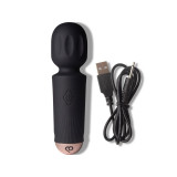 Rocks - Off - Mini Wand Recargable 16 Funciones Negro | Vybes.it