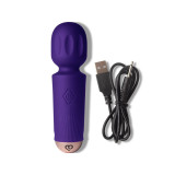 Rocks - Off - Mini Wand Recargable 16 Funciones Violeta | Vybes.it