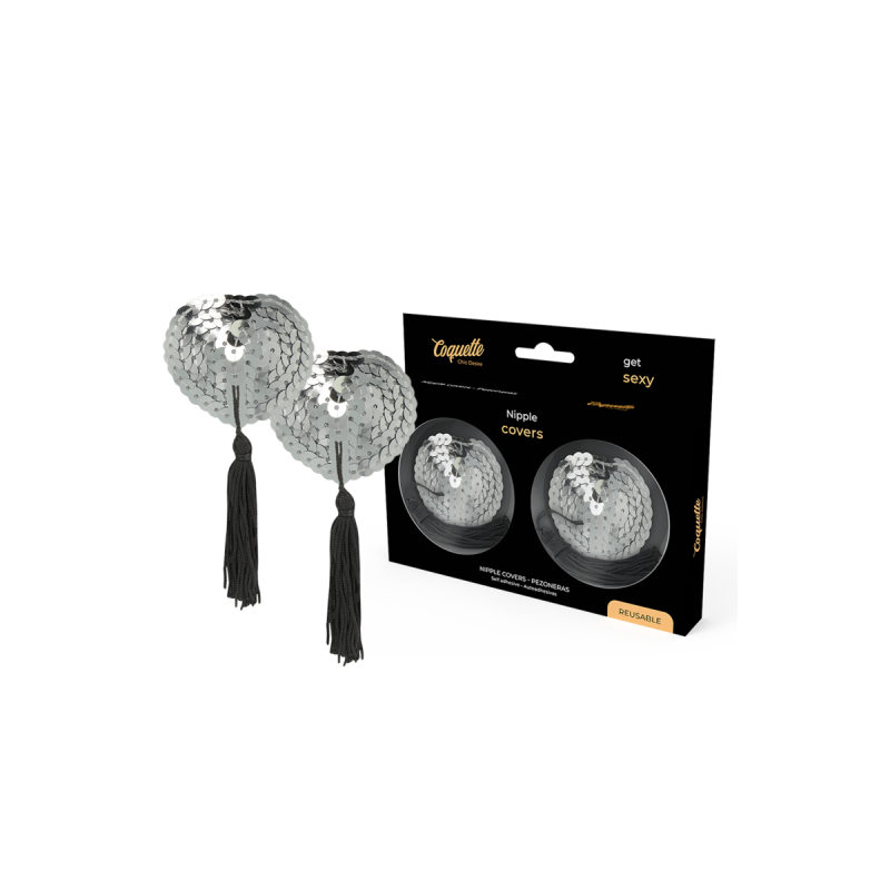 Coquette Chic Desire - Cubre Pezones Silver | Vybes.it