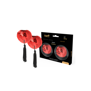 Coquette Chic Desire - Cubre Pezones Rojo | Vybes.it