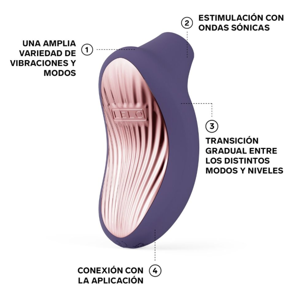 LELO - SONA 3 SONIC KLITTORIALMASSAGEGERÄT CYBER PURPLE