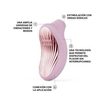 Lelo - Sona 3 Cruise Masseur Clitoral Sonique Rose Pâle | Vybes.it