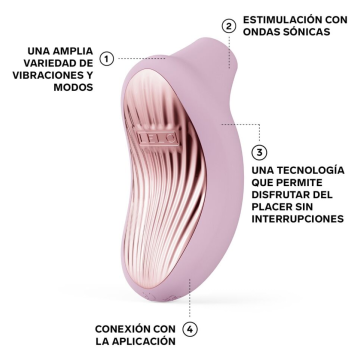 LELO - SONA 3 CRUISE MASSEUR CLITORAL SONIQUE ROSE PÂLE