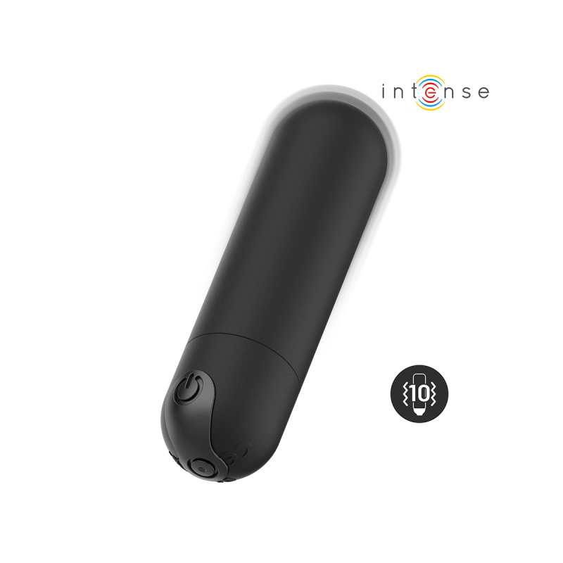 INTENSE - KAREN MINI RECHARGEABLE VIBRATING BULLET BLACK - INTENSE FU…