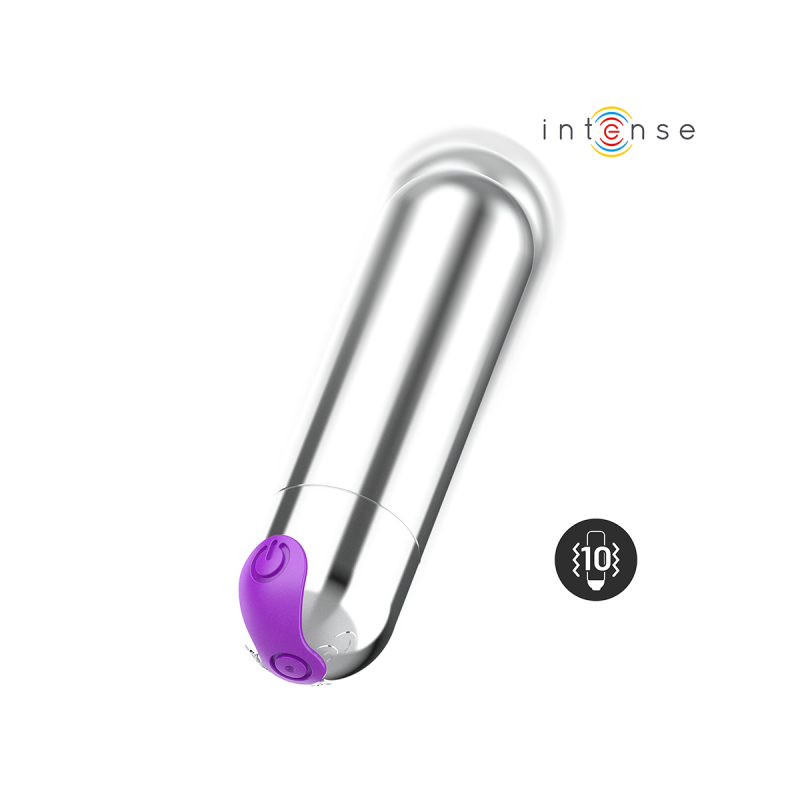 INTENSE - KAREN MINI VIBRANTE RECHARGEABLE ARGENT - INTENSE FUN TOYS…