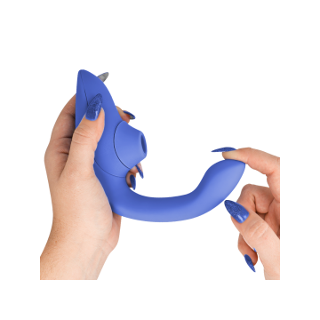Womanizer - Blend Estimulador Vibrador Rabbit Azul | Vybes.it