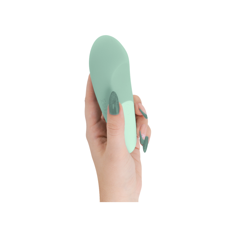 Womanizer - Vibe Vibrador Lay - On Silencioso Verde Claro | Vybes.it