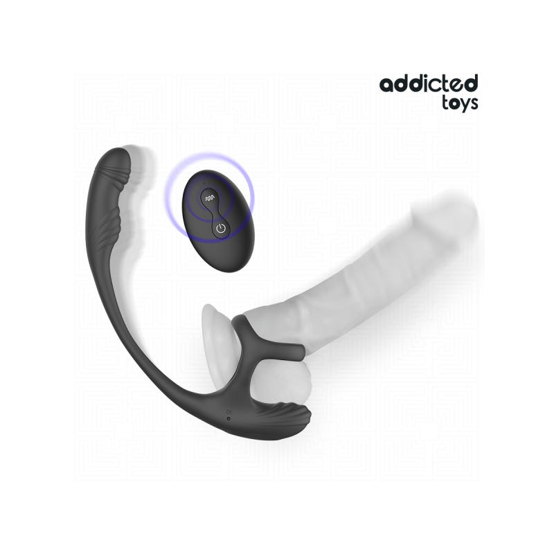 Addicted Toys - Plug Anale Con Vibrazione E Oscillazione A 360º E