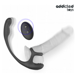 ADDICTED TOYS - ANAL PLUG WITH VIBRATION AND 360º WAVING AND TESTICLE STIMULATOR
