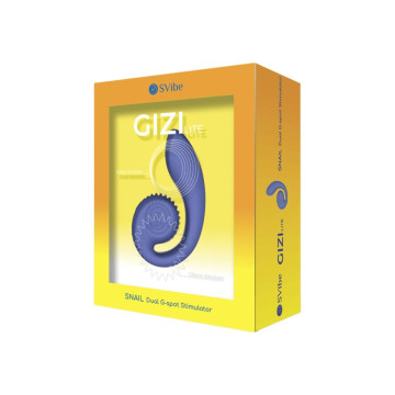 Snail Vibe - Gizi Lite Vibrador Dual Punto G Y Clítoris Morado |