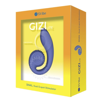 SNAIL VIBE - GIZI LITE VIBRADOR DUAL PUNTO G Y CLÍTORIS MORADO