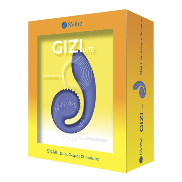 SNAIL VIBE - GIZI LITE VIBRADOR DUAL PUNTO G Y CLÍTORIS MORADO
