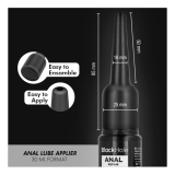 BLACK HOLE - APLICADOR DE LUBRICANTE ANAL TALLA S 30 ML