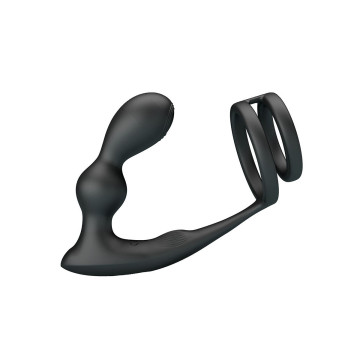 Mr Play - Plug Anal Vibrant Avec Anneau Pénis Et Télécommande |