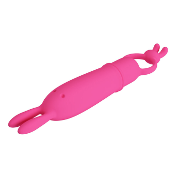 PRETTY LOVE - DELIA VIBRADOR RABBIT CON ANILLO DE SUJECIÓN