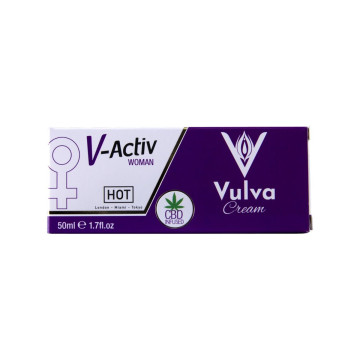 HOT - CREMA VULVA CON CBD 50ML - Serie a base di CBD | Vybes.it